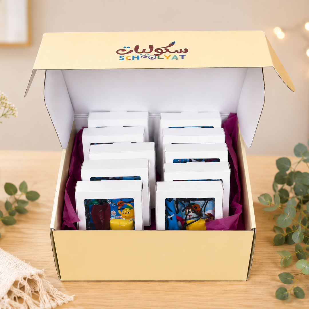 Kids Gift Box – 10 Fun Assorted Giveaways 🎁 بوكس هدايا أطفال – 10 توزيعات منوعة وممتعة