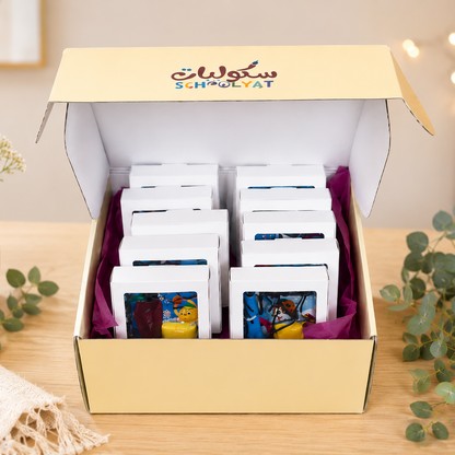 Kids Gift Box – 10 Fun Assorted Giveaways 🎁 بوكس هدايا أطفال – 10 توزيعات منوعة وممتعة